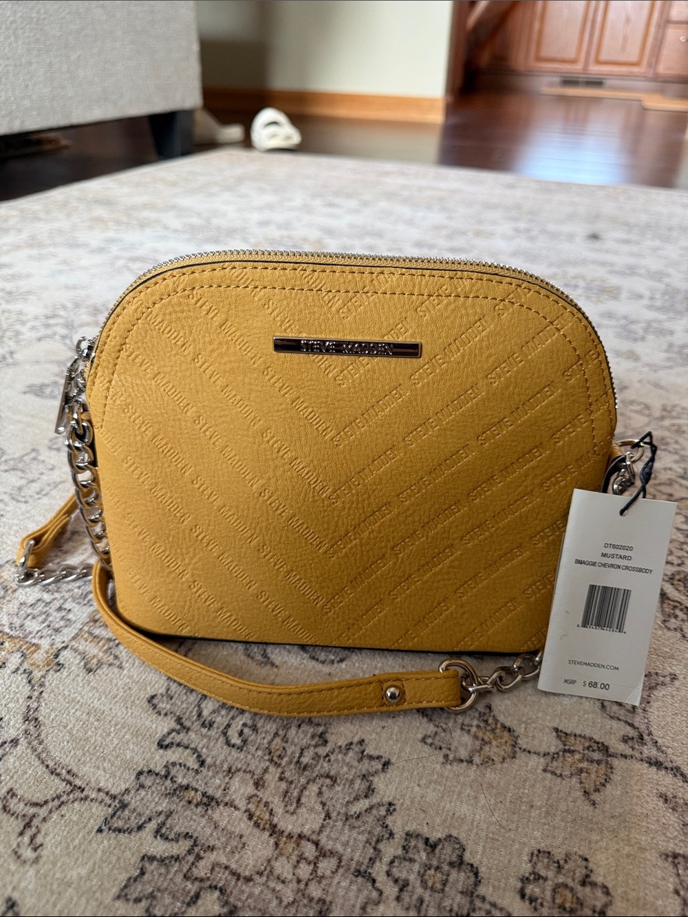 Steve Madden Mustard Dome Crossbody